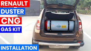 Renault Duster CNG Gas Kit Installation [upl. by Warchaw]