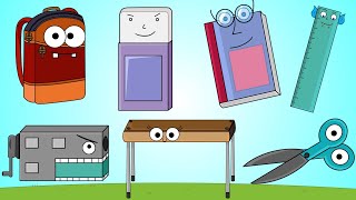 School Supplies Song  Addys Classroom [upl. by Nwhas924]