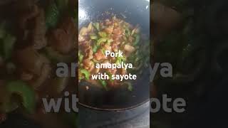 Pork amplya with sayote [upl. by Analaf461]