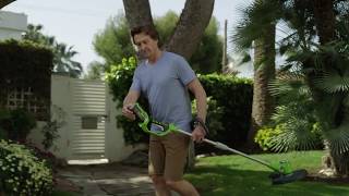 Greenworks 40cm Deluxe 24V Cordless Line Trimmer GWG24LT30M [upl. by Bach]