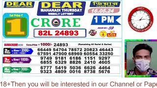 LOTTERY LIVE DEAR NAGALAND STATE LOTTERY SAMBAD DRAW RESULT 16052024 NAGALAND LOTTERY LIVE [upl. by Vaclava]