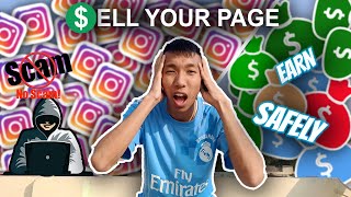 HOW TO SELL INSTAGRAM ACCOUNT  without scam   Sell Instagram pages safely  HINDI 2021 [upl. by Hametaf645]