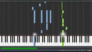 EXEC PHANTASMAGORIA Ar Tonelico Melody of Elemia Short Piano Version Synthesia [upl. by Nollad740]