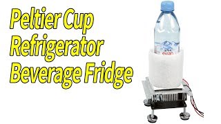 Peltier Cup Refrigerator Beverage Fridge [upl. by Berkin]