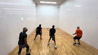 081024 46 AmirAlex vs RobertPeter doubles racquetball at La Fitness Austin TX [upl. by Vivian]