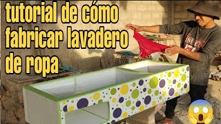 Lavando Ropa a Mano  Técnica Fácil Para Fregar Ropa En Lavadero👚👗 [upl. by Annawad]