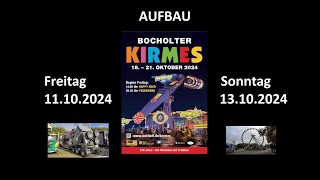 Aufbaubilder  Bocholter Kirmes 2024 [upl. by Naellij259]