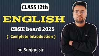 Class 12 CBSE board English  complete introduction  only for boards 2025 exam [upl. by Parrie]