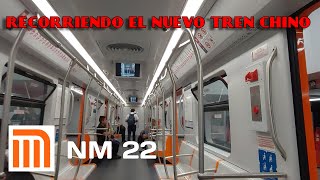 Ya Esta en Servicio el NUEVO TREN NM22 en la Línea 1 del METRO [upl. by Nesnej]