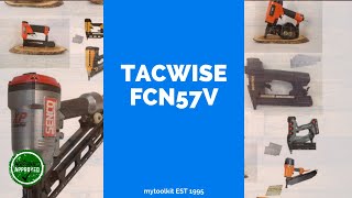 Tacwise Flat Coil Nailer FCN57V Review and Demonstration [upl. by Yliab526]