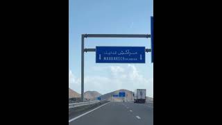 Autoroute Marrakech morocco [upl. by Bridge]