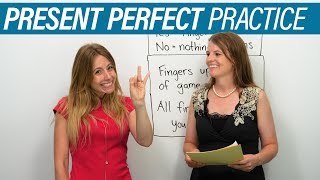 Practice the PRESENT PERFECT TENSE in English [upl. by Enilesoj]