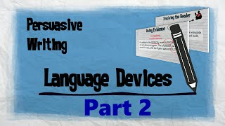 Persuasive Techniques Part 2  Persuasive Writing  EasyTeaching [upl. by Damle]