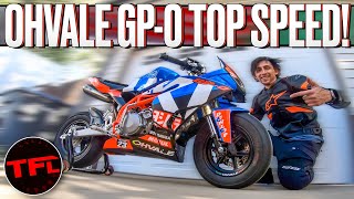 Is This The Fastest Minimoto On The Planet Ohvale GP0 190 Top Speed Run [upl. by Rubbico529]