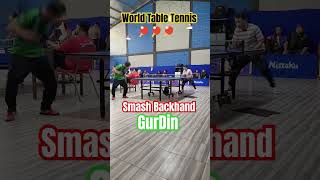 Smash Backhand worldtabletennis sports tabletennis pingpong [upl. by Denna640]