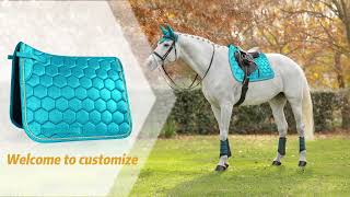 Horse Saddle Padshorse horsepads factory [upl. by Arrol]