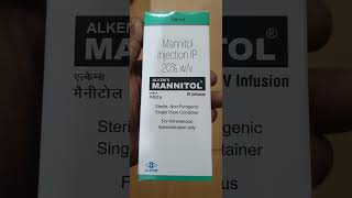 Uses mannitol Iv in hindiuses trending shortvedio pharmacist tending [upl. by Natsirhc536]