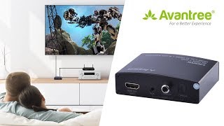 Video User Guide for Avantree HDMI Audio Extractor [upl. by Ardnaiek]