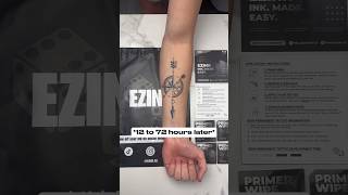 How to apply EzInk’s semipermanent tattoos [upl. by Maryann]