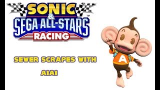 Sonic amp Sega AllStars Racing  Sewer Scrapes with Aiai Expert [upl. by Read]