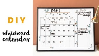 DIY Easy whiteboard calendar [upl. by Rosinski]