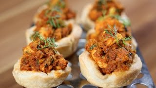 Chettinaad Chicken Cups  Sanjeev Kapoor Khazana [upl. by Alehcim852]