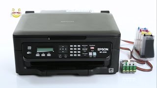 Установка СНПЧ на МФУ Epson WF2510 [upl. by Bertold]