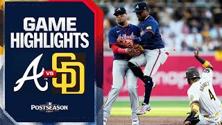 Braves vs Padres NL Wild Card Game 2 Highlights 10224  MLB Highlights [upl. by Alol]