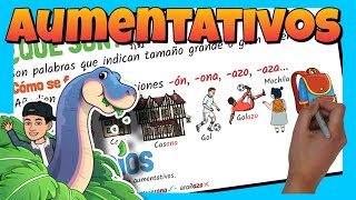 ✅ Los AUMENTATIVOS para NIÑOS [upl. by Etak]