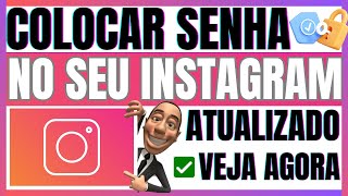 Como Colocar Senha No Instagram  Como Colocar Impressao Digital No INSTAGRAM [upl. by Xenos]