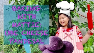 BAKE WITH MATTIE UBE CHEESE PANDESAL  sunnydays with mattie [upl. by Eecak]