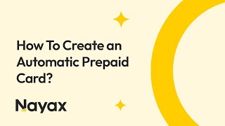 Creating Automatic Prepaid Cards  Nayax [upl. by Hniv469]