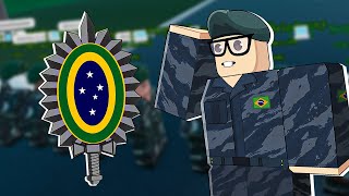 ME ALISTEI NO EXERCITO DO ROBLOX [upl. by Gnilrac862]