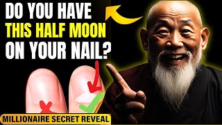 The True Meaning of Having a HALF MOON on Your THUMB NAIL✨ Money Secret Revealed [upl. by Hilten763]