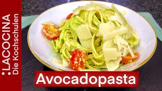 Schnelle Avocadopasta  leckeres 15 Minuten Gericht  unser Tipp für erste Dates  Rezept La Cocina [upl. by Weingarten349]