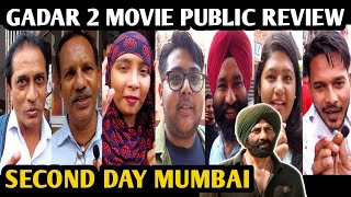 Gadar 2 Movie Public Review  Second Day  Sunny Deol  Ameesha Patel  Anil Sharma  Utkarsh Sharma [upl. by Nitsug215]