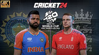 Semi Final 😰  India vs England  T20 World Cup 2024  Cricket 24 6 [upl. by Roti]