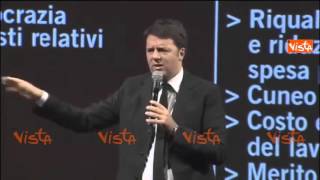 RENZI A UDINE ORA DUE ANNI SENZA ELEZIONI [upl. by Akamahs]