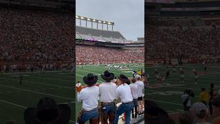 POV Arch Manning 75 Yard Touchdown Pass Texas Orange and White Game collegefootball texas [upl. by Pedro]