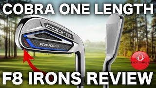 NEW COBRA ONE LENGTH F8 IRONS REVIEW [upl. by Trixie]