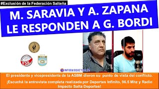 MAXIMILIANO SARAVIA Y ADRIAN ZAPATA  Entrevista Radio Impacto Salta Deportes y Deportes Infinito [upl. by Johnathon34]