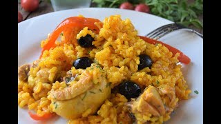 Arroz con pollo y aceitunas negras PARA TRIUNFAR [upl. by Kalvin110]