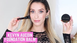 NEW KEVYN AUCOIN FOUNDATION BALM UNBOXING amp FIRST IMPRESSION [upl. by Rocky875]