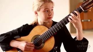 Leonora Spangenberger 11 plays Allegro BWV 998 by J S Bach on a 2004 Curt Claus Voigt [upl. by Ateerys]