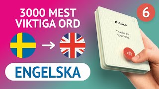 🎧 ENGELSKA ORD – DEL 6  300 viktigaste orden 🔔 [upl. by Jasmine]