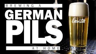 Brewing a German Pils Beer At Home Grain to Glass [upl. by Cindi]