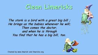 ♣♣♣♣♣ Clean Limericks  Example Limerick Poems [upl. by Nelrah]