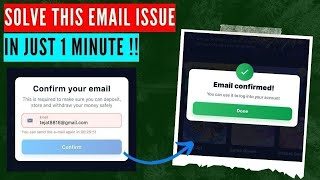 1win email not confirmed । 1win ईमेल verify कैसे करे । 1win gmail otp problem । 1win email problem [upl. by Iamhaj973]