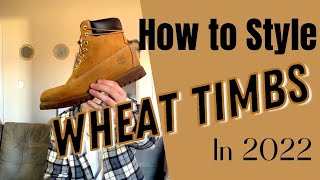 How to Wear WHEAT TIMBERLAND BOOTS  Dirty Wheat Timbs [upl. by Peta51]