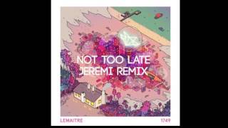 Lemaitre  Not Too Late Jeremi Remix [upl. by Mctyre]